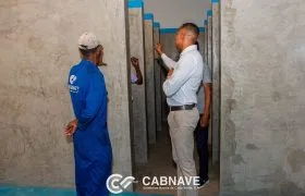 Symbolic handover of the changing rooms