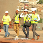 Oficial Político e Economico da Embaixada dos Estados Unidos visita os estaleiros de reparação naval da Cabnave