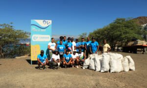 Ações de Responsabilidade Social - Campanha limpeza praia Pedra de Doca
