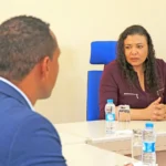 Ministra da Defesa visita CABNAVE e destaca manutenção de navios em Cabo Verde